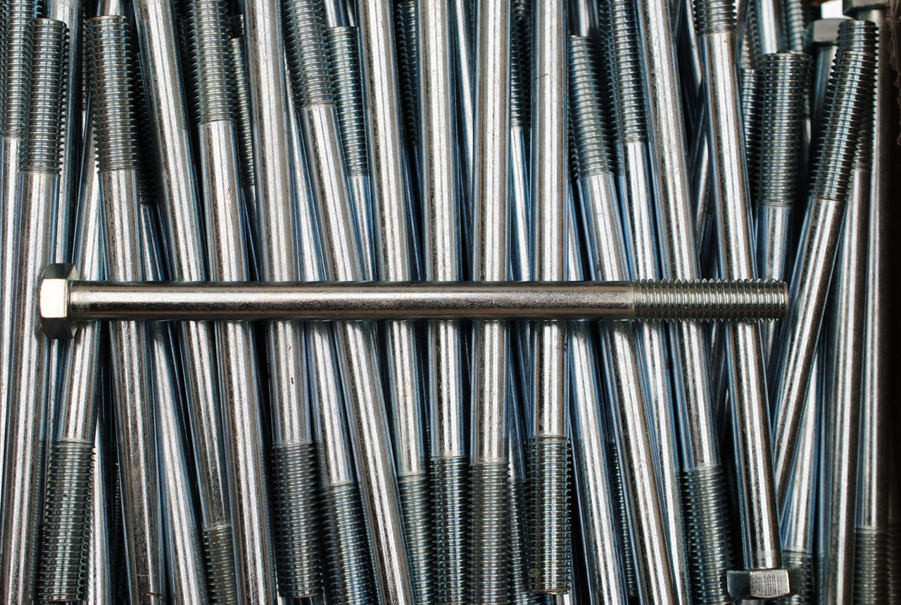(10) Hex Machine Bolt 1/213 x 8 Zinc Plated A307 Coarse Thread Screw