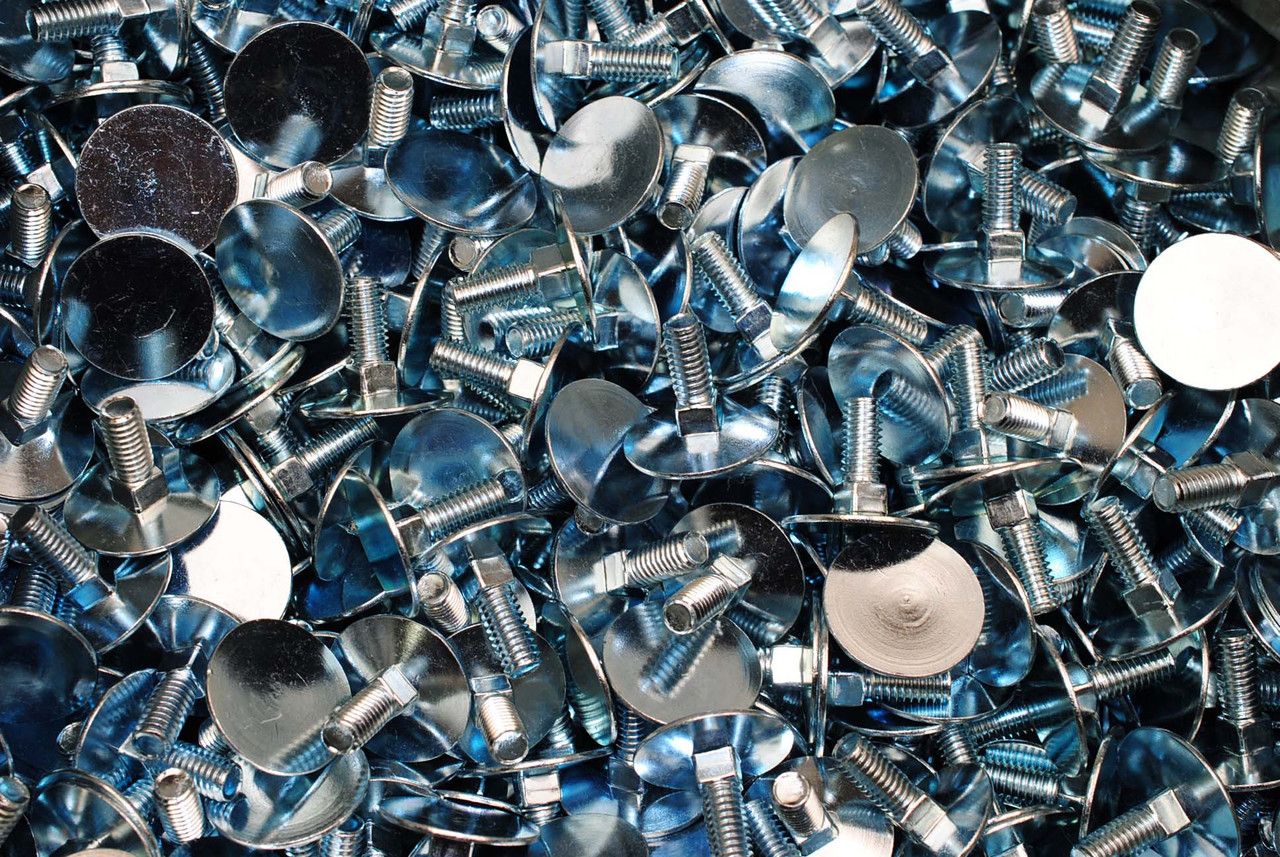 150) Flat Elevator Bolts 5/16-18 x 1 Flush Mount Bolt Zinc
