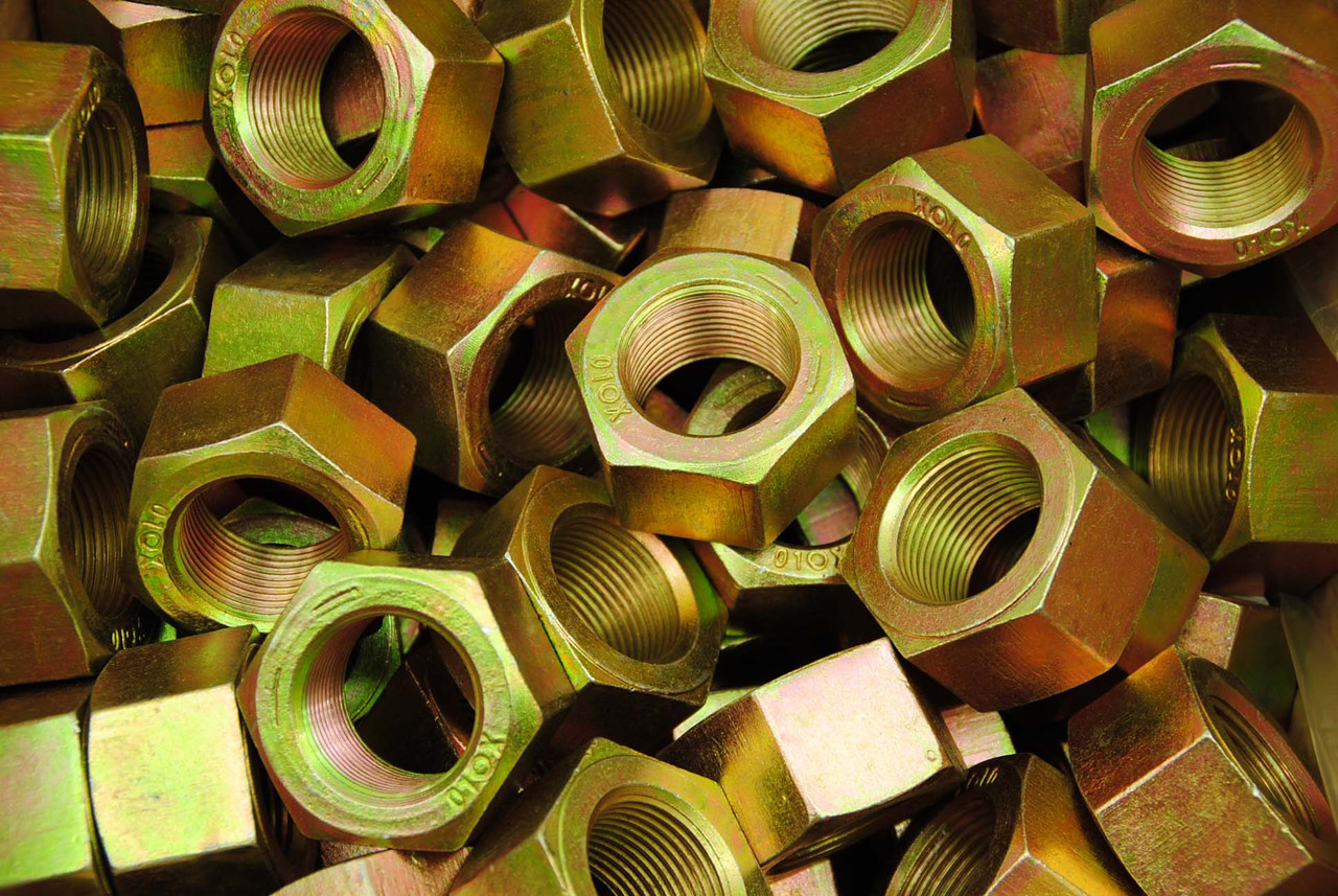 4 PCs Hex Finish Nuts 1-3/4-5 Grade 8 Yellow Zinc Plated 1-3/4-5 Pitch Set 4 PCs Hex Finish Nuts 1-3/4-5 Grade 8 Yellow Zinc Plated 1-3/4-5 Pitch Set