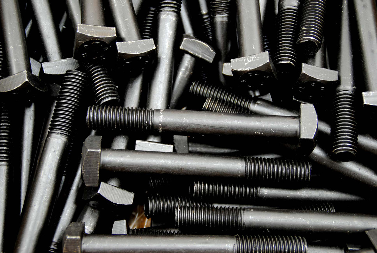 Lexar Industrial 5/8-11 X 6" Square Head Bolts - A307 Plain Steel (10 Pack)