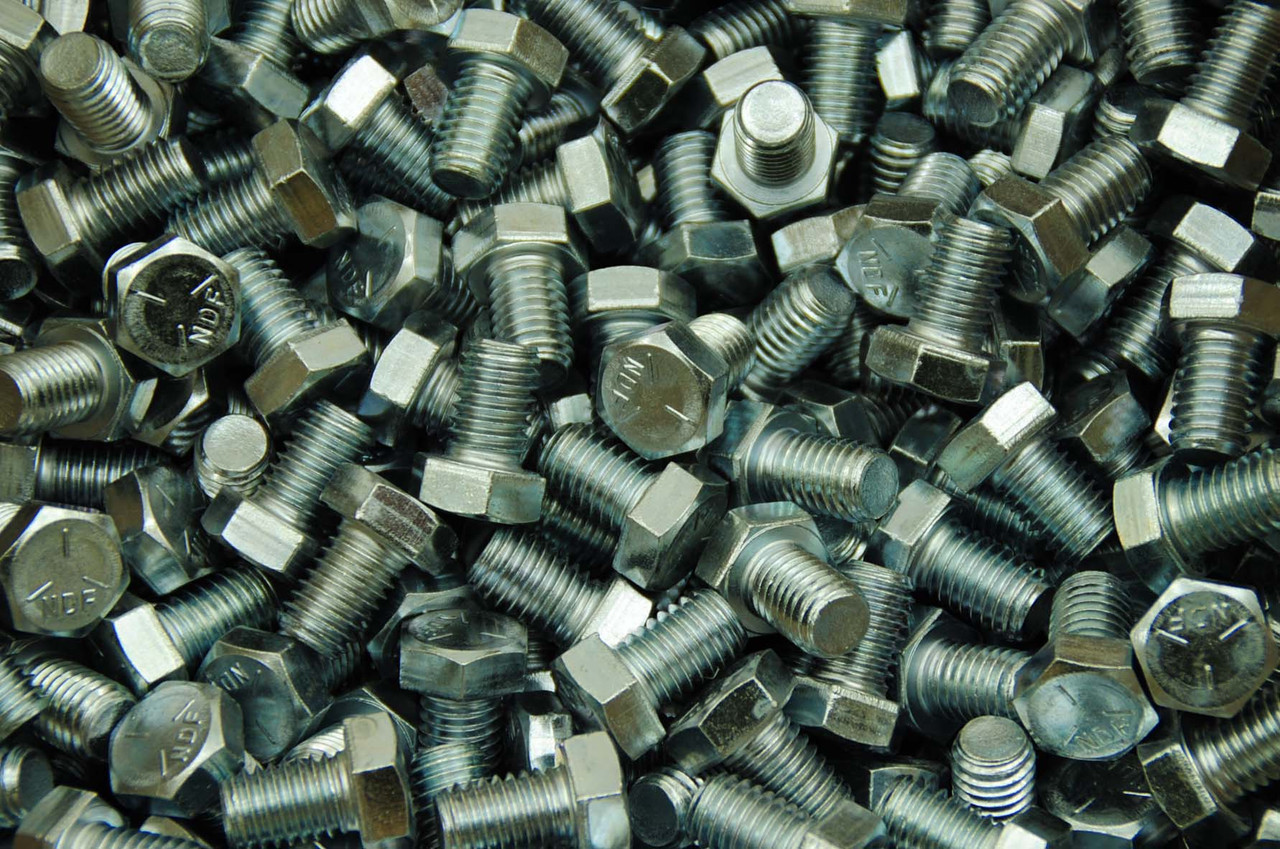 Lexar Industrial 100-Pack 1/2-13 X 3/4 Inch Grade 5 Hex Cap Screws - Zinc Finish