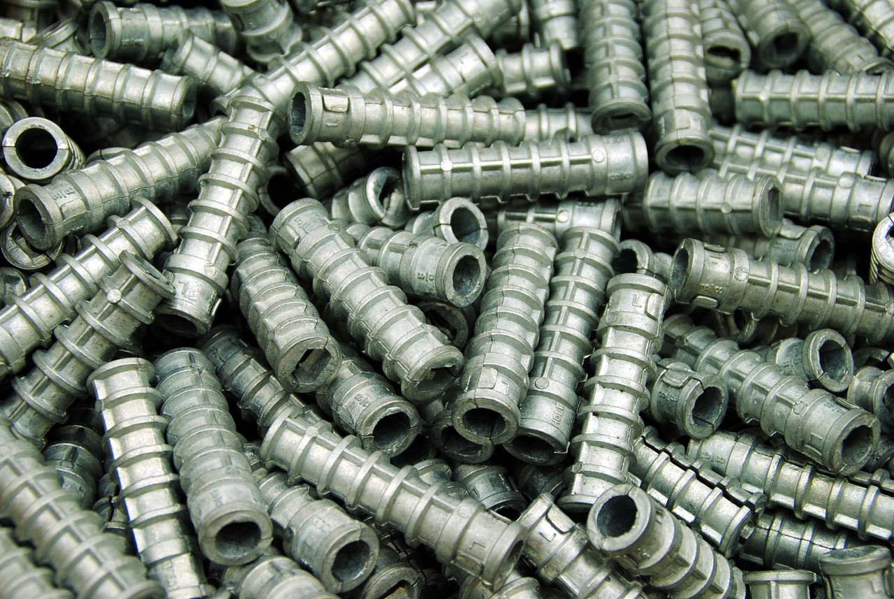 (100) Long 3/8" Lag Bolt Shields 3/8 x 21/2 Concrete Anchors 5/8