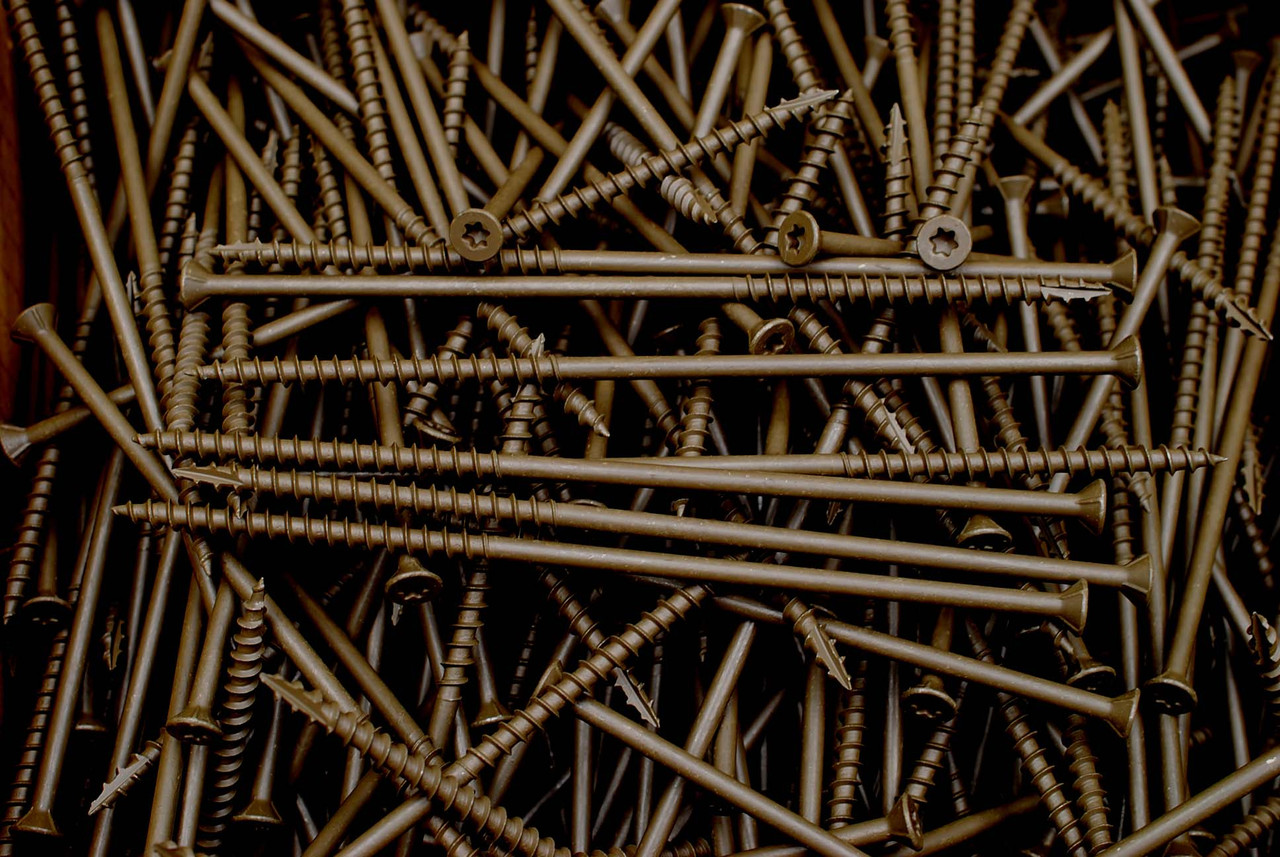100) Torx T25 Star Flat Head 10 x 6 Deck Screw ACQ Lumber Wood