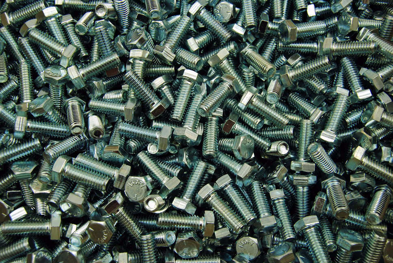 150) Hex Head 3/8-16 x Grade Bolts Zinc Plated Cap Screws Lexar  Industrial