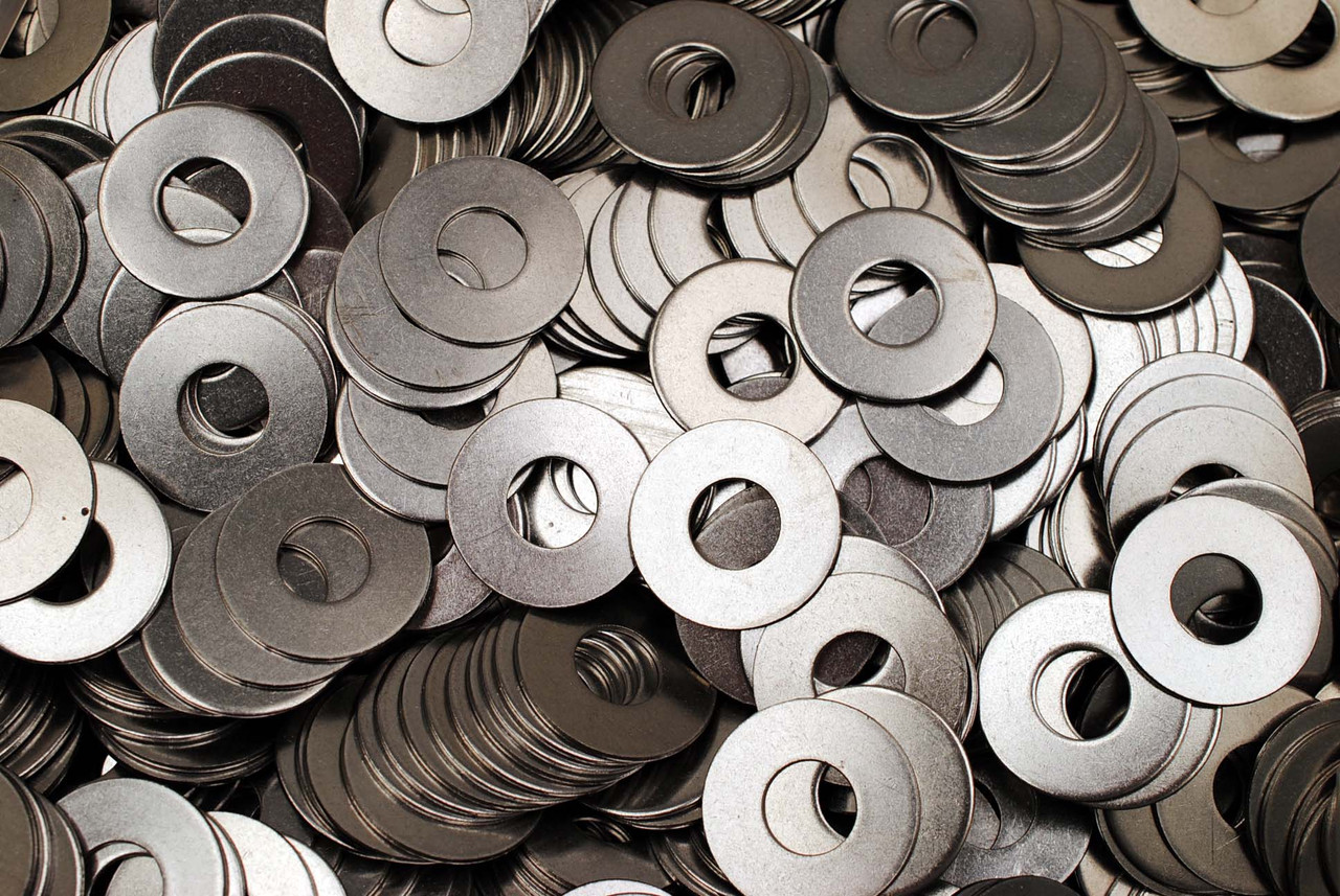 200) Stainless Steel 1/2 x 1-1/4 x 0.062 Flat Washers 18-8 SS