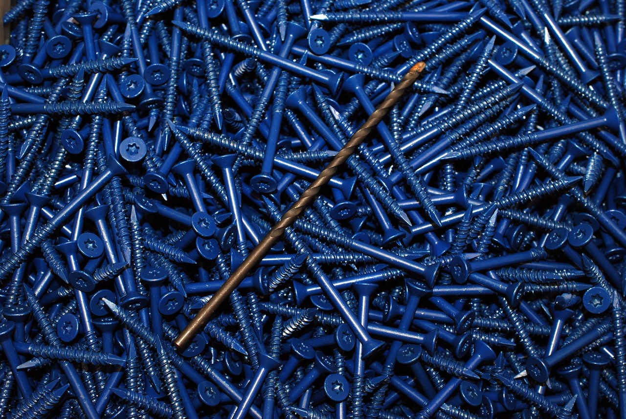 Tap Con Bit (250) T25 Torx Flat Head 3/16 x 2-3/4 Concrete Masonry Screw Tapcon ...