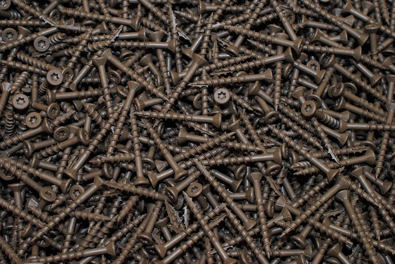 3500  Torx T20 Star Flat Head 8 X 2 Deck Screw ACQ Lumber Wood Type 17 Bulk