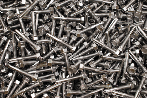 250) Tek 5 Stainless Steel 12-24 x 1-1/4 Hex Washer Head