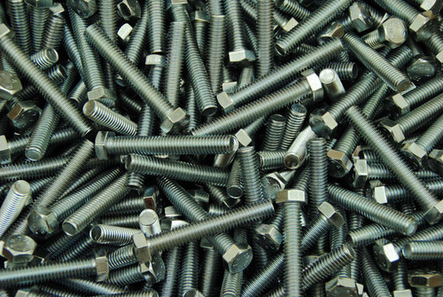 30) Hex Head 1/2-13 x 4 Tap Bolt 307A Full Thread Zinc Plated