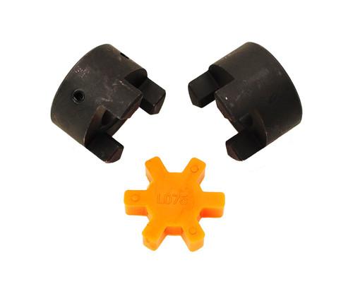 Premium 7/16 to 7/8 L075 Flexible 3-Piece L-Jaw Urethane Coupling Coupler Set