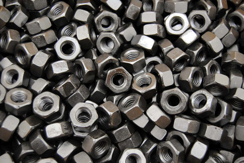 (100) Structural DH Heavy Hex Nuts 1/2-13 Coarse Thread Plain ASTM A563