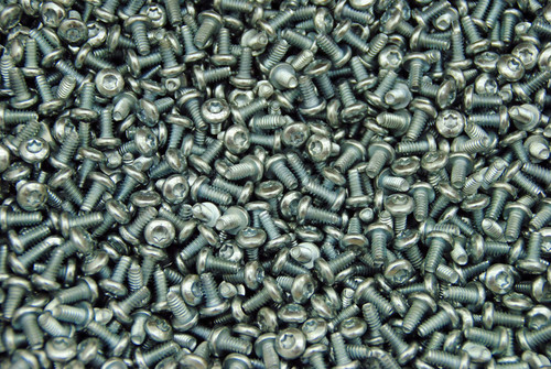 (1000) Torx Pan Head 10-24 x 3/8 Thread Rolling Trilobe Panel Screws #10 Zinc