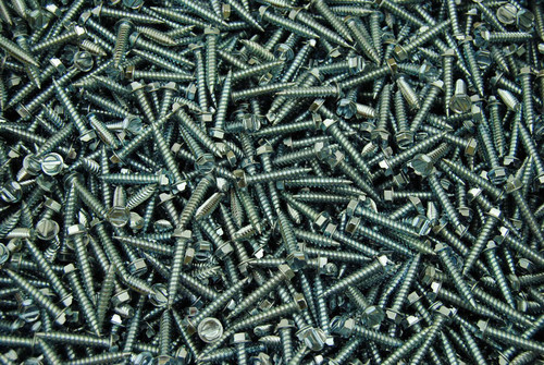 (1000) Zip Screws 10 x 1 Self-Piercing Hex Washer Head Sheet Metal