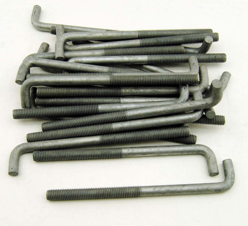 (20) Concrete Bent Anchor Bolts 1/2-13 x 8" Hot Galvanized