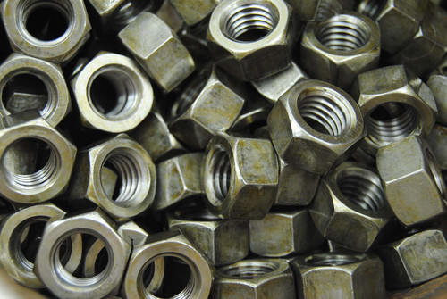 (200) 1/2-13 Plain Hex Finish Nuts -Unplated - Coarse - Grade A