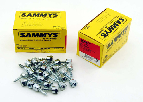 (25) Sammys 3/8-16 x 1 Threaded Rod Hanger for Wood 8007957