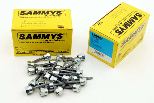 (25) Sammys 3/8-16 x 1-1/2 Threaded Rod Hanger for Steel 8041957 Self-Drilling