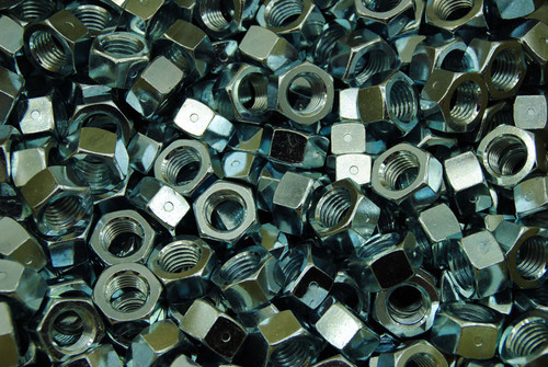 (50) Reversible 3/4-10 Locking Hex Nut Centerlock All Steel Zinc Plated