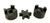 7/16" to 3/4" L075 Flexible 3-Piece L-Jaw Coupling Set Buna-N NBR Rubber Spider