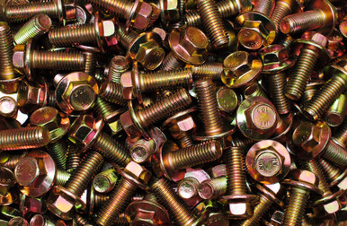 9/16 in-12 x 1-1/2 in Hex Head Cap Screw Coarse Thread Yellow Zinc Grade 8