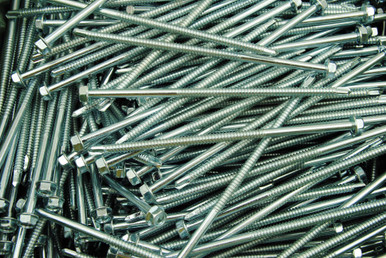 100) Hex Washer Head 1/4 x 6 Self-Drilling Tek Screw IHW #14