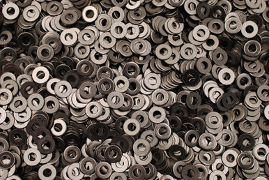 1000 Rondelle Piatte Metriche M2 In Acciaio Inox A2 (18-8) - Spessore 0,37mm