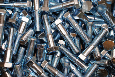 3/8-16 X 2-1/2 Zinc Plated Grade 2 / A307 Steel Coarse Thread Carriage Bolts Cbs 478