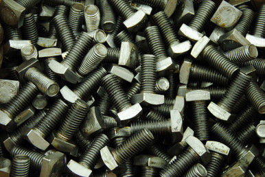 20) Square Head 5/8-11 x 3-1/2 Bolts Unplated A307 15/16 Sq - Lexar Industrial