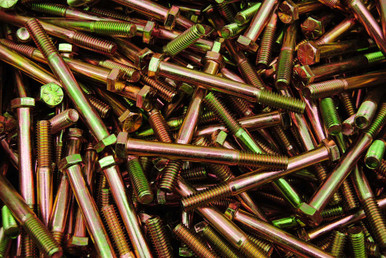 Brass Hex Bolts, 3/8-16x3" 1 Pack Fully Thread Grade 4.8 Machine Screws