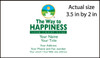 The Way to Happiness Business Card Template