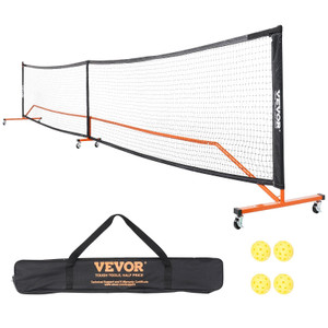 VEVOR Pickleball Net Set, 22FT Regulation Size Portable Pickleball System with Carrying Bag, Balls, E415-PKQWTZDHLTZ2GBQ6RV0 VEVOR Pickleball Net Set, 22FT Regulation Size Portable Pickleball System with Carrying Bag, Balls, E415-PKQWTZDHLTZ2GBQ6RV0