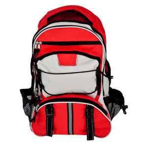 Elite Multi-pocket Hikers Backpack, Red Q491-BBP Elite Multi-pocket Hikers Backpack, Red Q491-BBP