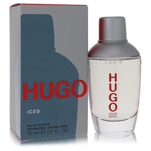 Hugo Iced by Hugo Boss Eau De Toilette Spray 2.5 oz (Men) V728-539084 Hugo Iced by Hugo Boss Eau De Toilette Spray 2.5 oz (Men) V728-539084