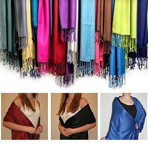 Privilege Pashmina Shawls With Fringe Benefits F369-6512500037 Privilege Pashmina Shawls With Fringe Benefits F369-6512500037