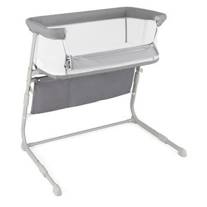 Baby Bassinet Bedside Crib with Adjustable Height Comfy Mattress-Gray - Color: Gray D681-BC10260GR Baby Bassinet Bedside Crib with Adjustable Height Comfy Mattress-Gray - Color: Gray D681-BC10260GR