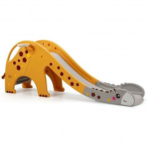 3-in-1 Kids Climber Slide Play Set with Basketball Hoop-Yellow - Color: Yellow D681-TY327761YE 3-in-1 Kids Climber Slide Play Set with Basketball Hoop-Yellow - Color: Yellow D681-TY327761YE