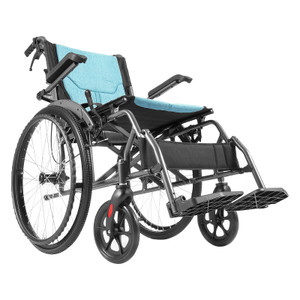 Wheelchair Aluminum Alloy Ultra-Lightweight 18-In Wide Seat 250lbs E415-SDZZLYLHJ18I5WBUJV0  Wheelchair Aluminum Alloy Ultra-Lightweight 18-In Wide Seat 250lbs E415-SDZZLYLHJ18I5WBUJV0