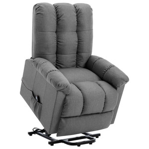 Power Lift Chair Light Grey Fabric (100% polyester), plywood, iron A949-321778  Power Lift Chair Light Grey Fabric (100% polyester), plywood, iron A949-321778