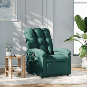 Massage Recliner Chair Dark Green A949-371745  Massage Recliner Chair Dark Green A949-371745