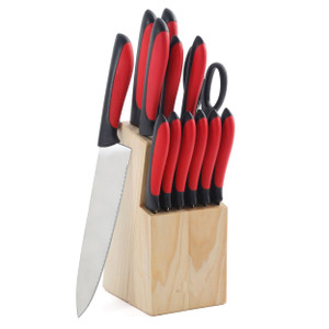 MegaChef 14 Piece Cutlery Set in Red D970-MC-C51000 MegaChef 14 Piece Cutlery Set in Red D970-MC-C51000