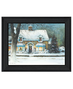 Snow Softly Falling 1 Black Framed Print Wall Art N270-407412 Snow Softly Falling 1 Black Framed Print Wall Art N270-407412