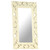 Mirror White Solid mango wood Medium Decorative Inlays Mirror A949-321642  Mirror White Solid mango wood Medium Decorative Inlays Mirror A949-321642