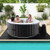 70/80 Inches Round SPA Pool Hottub with 110/130 Air Jets Electric Heater Pump-S - Color: Black - Si D681-NP11783US-BK 70/80 Inches Round SPA Pool Hottub with 110/130 Air Jets Electric Heater Pump-S - Color: Black - Si D681-NP11783US-BK