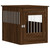 Dog Crate Furniture Brown Oak Engineered Wood, Steel Locks A949-838336  Dog Crate Furniture Brown Oak Engineered Wood, Steel Locks A949-838336