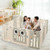 14-Panel Baby Playpen Kids Activity Center Foldable Play Yard with Lock Door-Beige - Color: Beige D681-BB5627BE 14-Panel Baby Playpen Kids Activity Center Foldable Play Yard with Lock Door-Beige - Color: Beige D681-BB5627BE