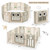 14-Panel Baby Playpen Kids Activity Center Foldable Play Yard with Lock Door-Beige - Color: Beige D681-BB5627BE 14-Panel Baby Playpen Kids Activity Center Foldable Play Yard with Lock Door-Beige - Color: Beige D681-BB5627BE