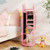 Free-Standing Full Length Mirror Kids Jewelry Armoire Cabinet-Pink - Color: Pink D681-HY10315PI Free-Standing Full Length Mirror Kids Jewelry Armoire Cabinet-Pink - Color: Pink D681-HY10315PI