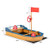 Kids' Pirate Boat Sandbox with Flag and Rudder - Color: Natural D681-TS10029 Kids' Pirate Boat Sandbox with Flag and Rudder - Color: Natural D681-TS10029