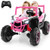 2-Seater Kids Ride on UTV with 2.4G Remote Control for over 3 Years Old Children-Pink - Color: Pink D681-TQ10237US-PI+ 2-Seater Kids Ride on UTV with 2.4G Remote Control for over 3 Years Old Children-Pink - Color: Pink D681-TQ10237US-PI+