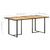 Dining Table Natural Mango Wood Solid mango wood, powder-coated iron A949-320695  Dining Table Natural Mango Wood Solid mango wood, powder-coated iron A949-320695